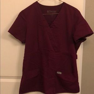 GREYS ANATOMY MEDIUM SCRUB TOP